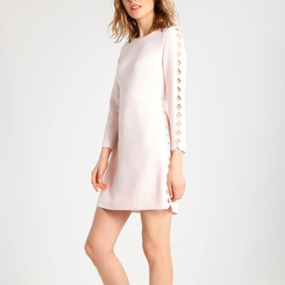 Club Monaco | Edni Scalloped Pink Dress Size: 4
